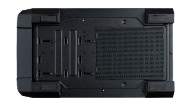 PSU Dust Filter of a NOVA MESH SE TG black case is on display.